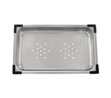 Stainless steel draining tray for Mason sinks